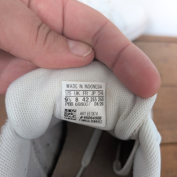 Adidas Women's Grand Court White Size 9.5 - Excellent Condition - Picture 8 of 8